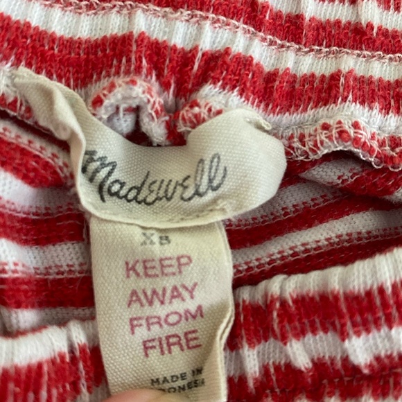 Madewell Saunter Dolphin Hem Pajama Shorts Sz XS - Picture 9 of 13